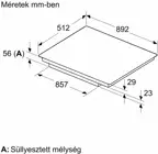 Neff T69PYV4C0 neff flex design indukciós főzőlap kép 8