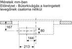Neff V68YYX4B0 Indukciós főzőlap beépített elszívóval kép 22