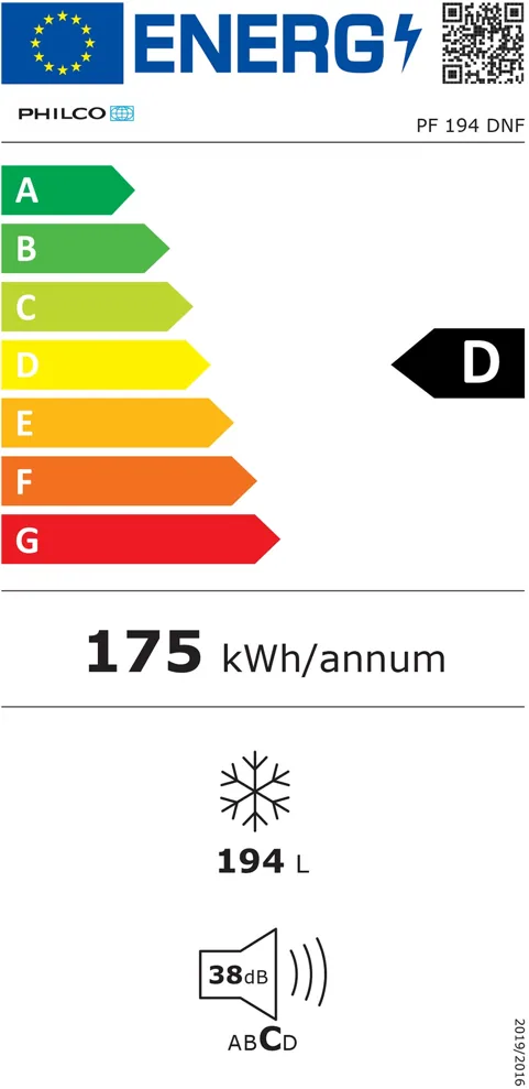 Philco PF 194 DNF fagyasztószekrény kép 3