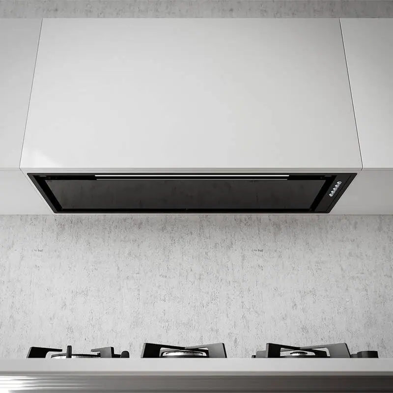 Sirius SL-927 ANTI-DROP 85 cm fekete kürtőbe építhető páraelszívó Fő kép