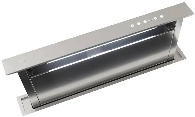 Sirius S-DD2/L EM 60 cm INOX LED motor nélkül pultba építhető páraelszívó Fő kép