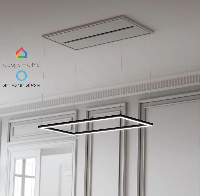Sirius SLT-978 BRUSHLESS TW WI-FI fekete mennyezetbe építhető páraelszívó Fő kép