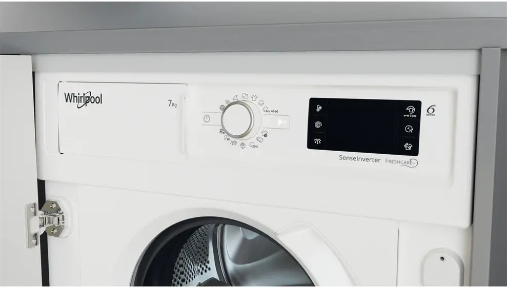 Whirlpool BI WMWG 71483E EU N beépíthető elöltöltős mosógép kép 8