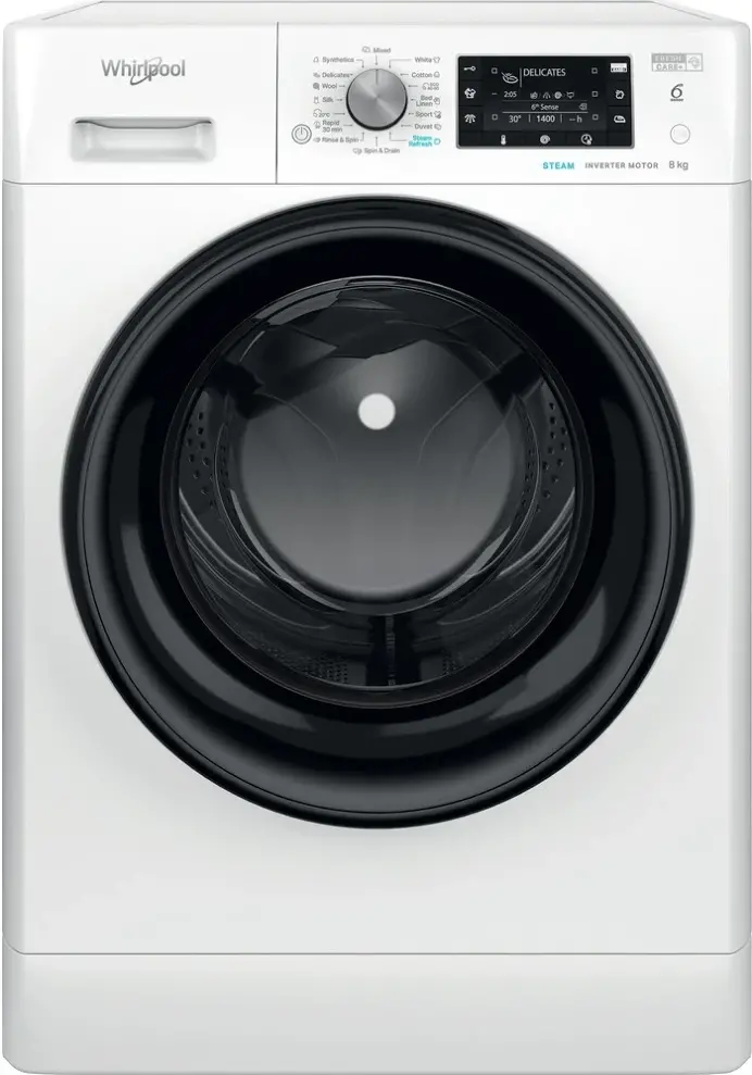 Whirlpool FFD 8648 BV EE elöltöltős mosógép kép 2