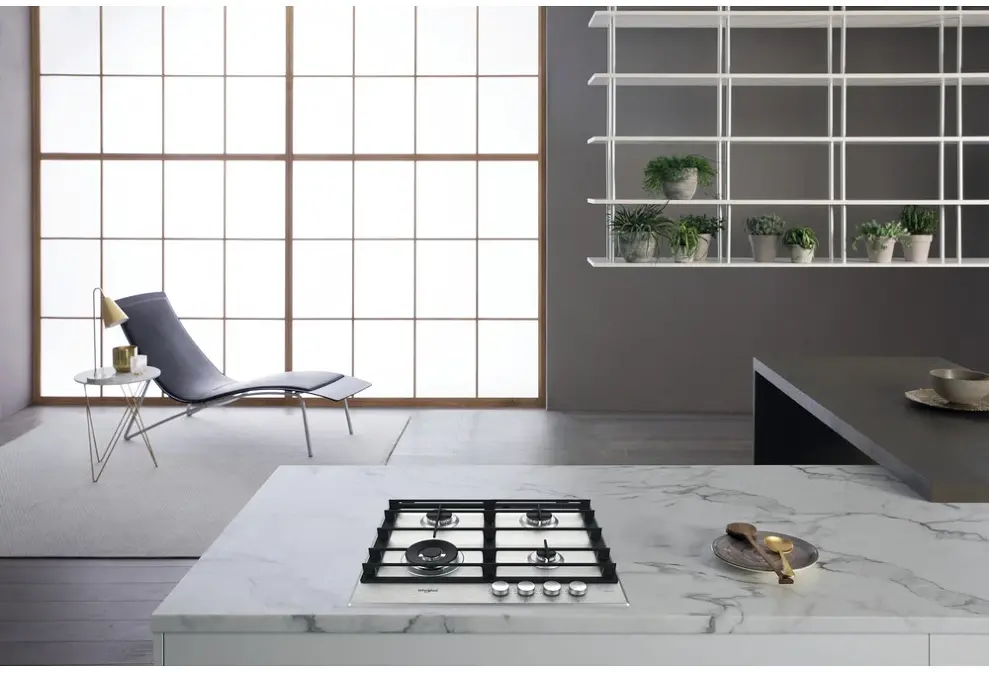 Whirlpool GMWL 628/IXL EE beépíthető gázfőzőlap kép 2