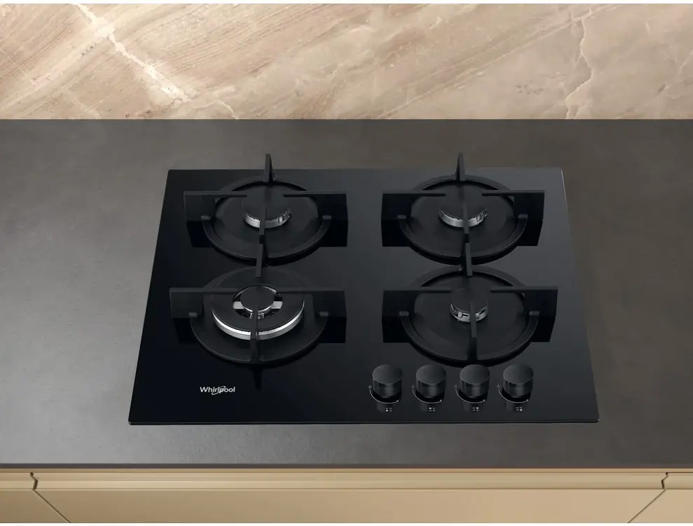 Whirlpool GOR 625/NB1 beépíthető gázfőzőlap kép 2