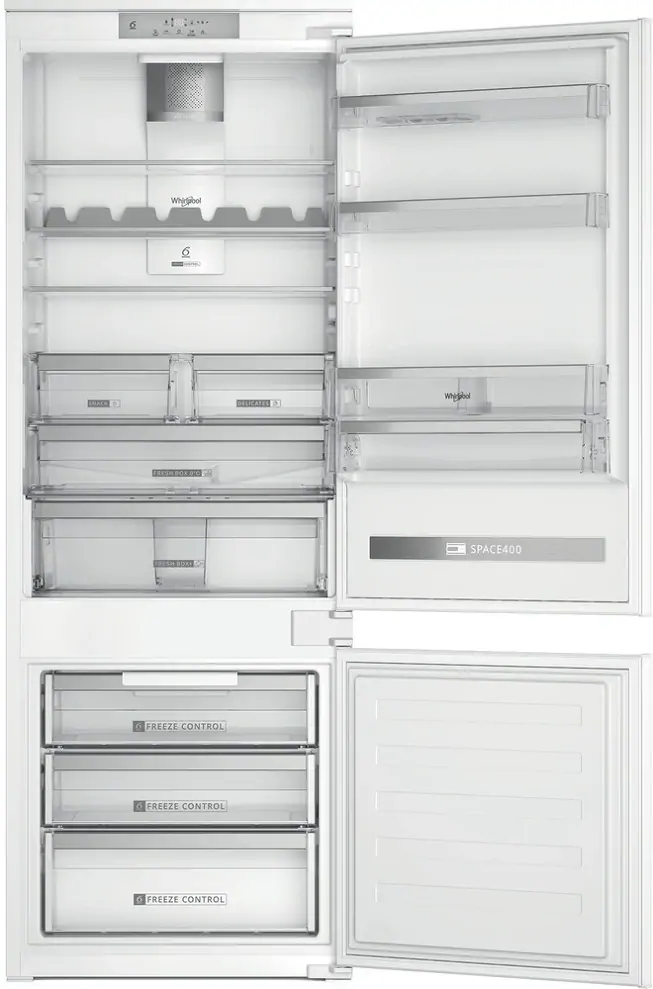 Whirlpool SP40 812 EU 2 beépíthető alulfagyasztós hűtőszekrény kép 2