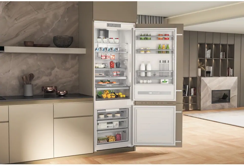 Whirlpool SP40 812 EU 2 beépíthető alulfagyasztós hűtőszekrény kép 5
