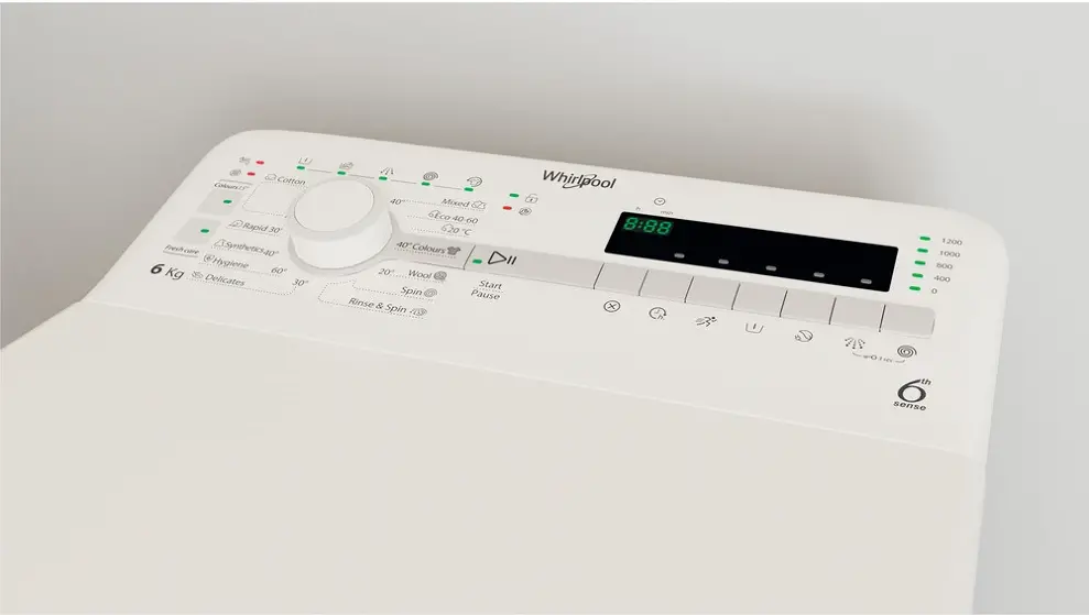 Whirlpool TDLR 6240SS EU/N felültöltős mosógép kép 8