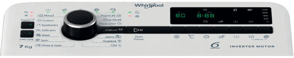 Whirlpool TDLRB 7252BS EU felültöltős mosógép kép 6