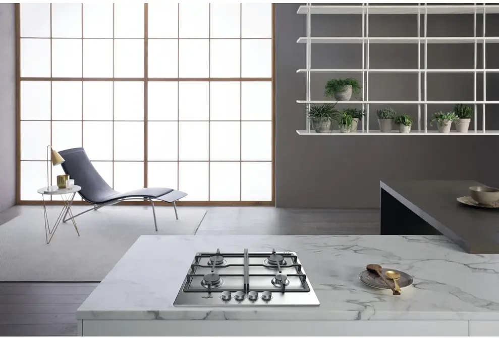 Whirlpool TKRL 660 IX beépíthető gázfőzőlap kép 2