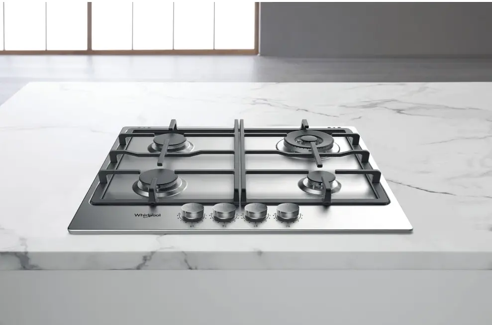 Whirlpool TKRL 661 IX EU beépíthető gázfőzőlap kép 2