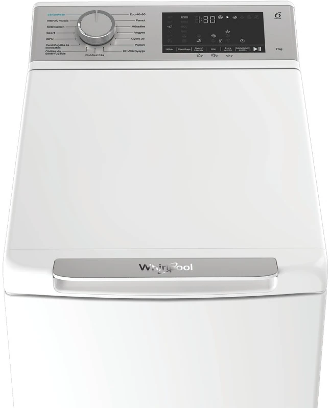 Whirlpool TW721DSSSWHU felültöltős mosógép kép 6