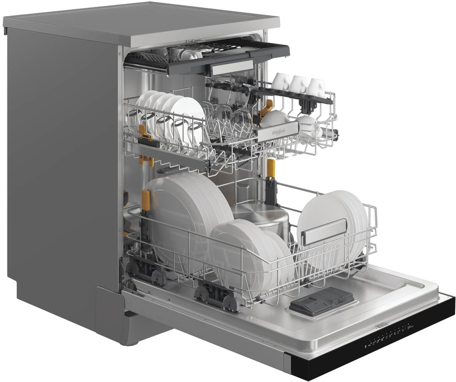 Whirlpool W7F HS61X szabadonálló mosogatógép kép 3