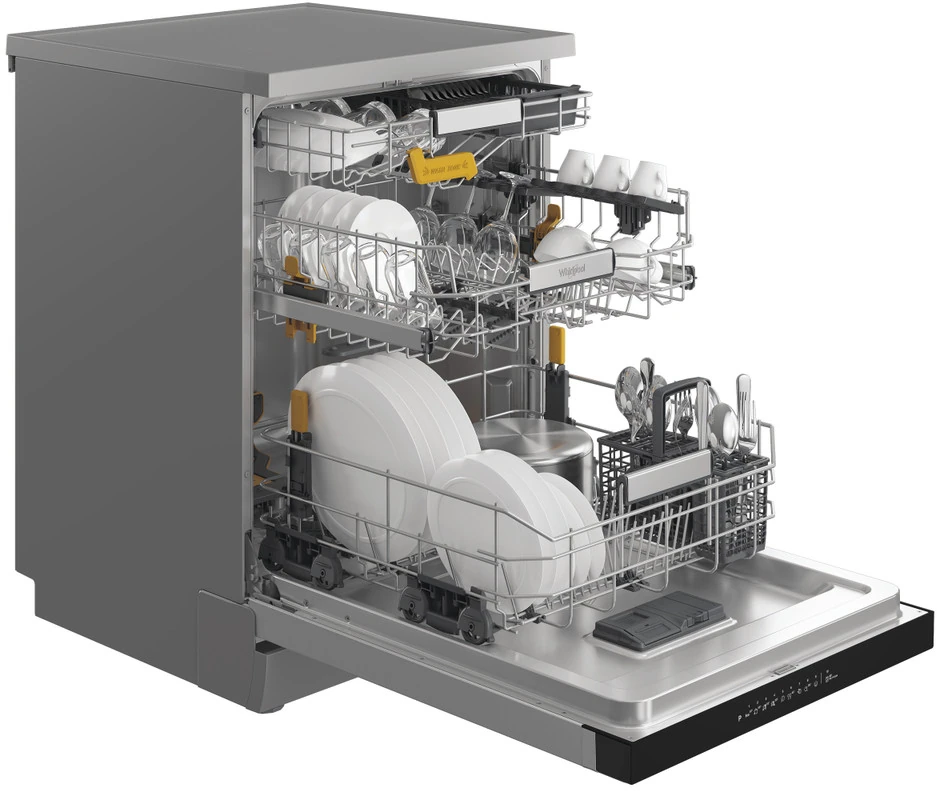 Whirlpool W8F HS61X szabadonálló mosogatógép kép 3