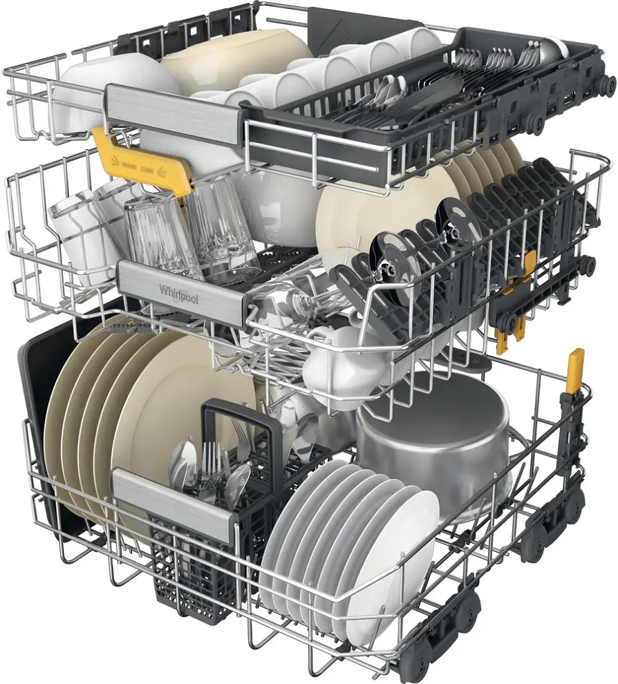Whirlpool W8I HF58 TUS beépíthető mosogatógép kép 10