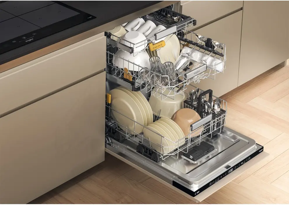 Whirlpool W8I HT58 TS beépíthető mosogatógép kép 9