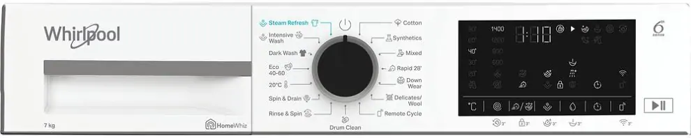 Whirlpool WAM 76WB EE elöltöltős keskeny mosógép kép 5