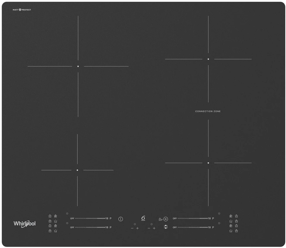 Whirlpool WB S2560 NE BM beépíthető indukciós főzőlap kép 2