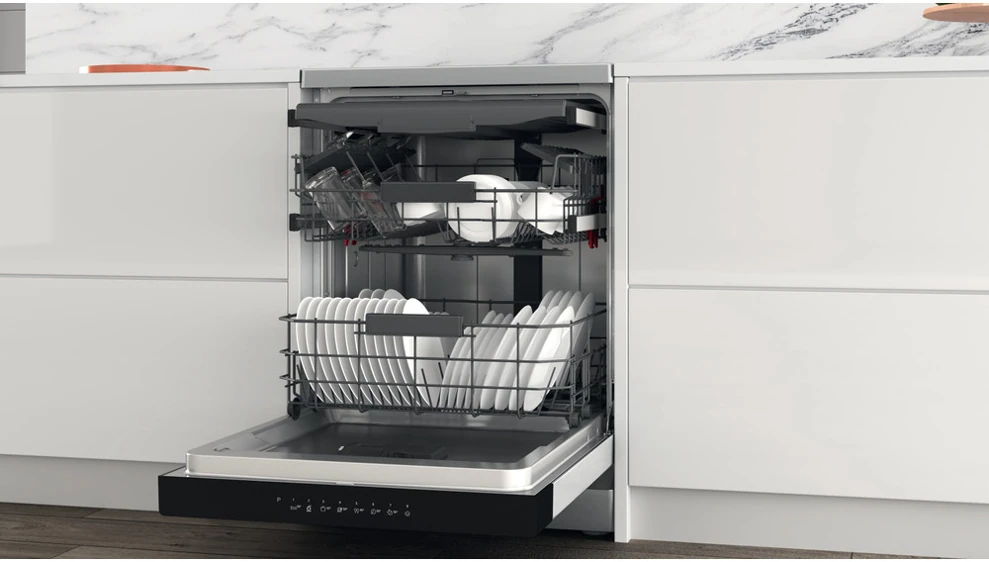 Whirlpool WFC 3C33 F X szabadonálló mosogatógép kép 6
