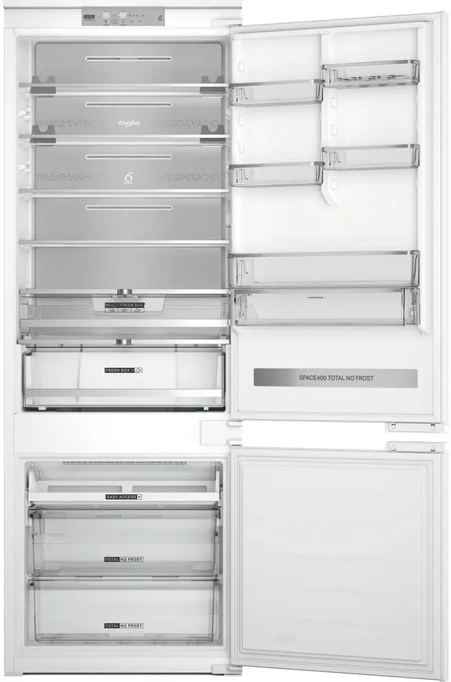 Whirlpool WH SP70 T232 P beépíthető alulfagyasztós hűtőszekrény kép 2