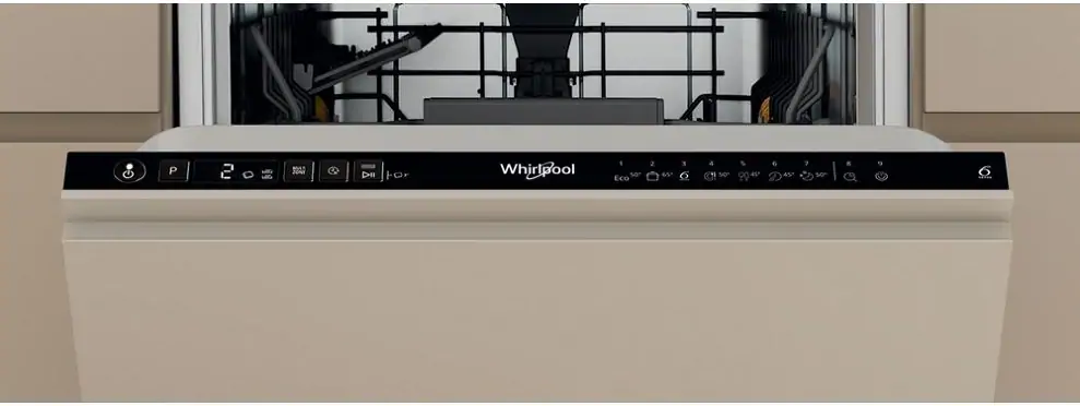 Whirlpool WH2IC10BS7LA0 beépíthető keskeny mosogatógép kép 3