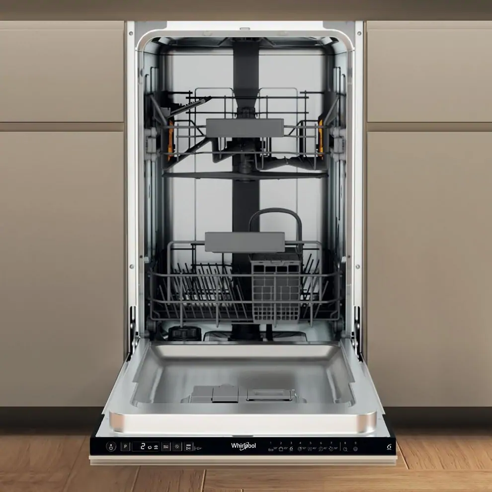Whirlpool WH2IC10BS7LA0 beépíthető keskeny mosogatógép kép 7