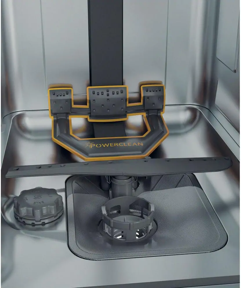 Whirlpool WH3UC10BS7A0X beépíthető keskeny mosogatógép kép 5