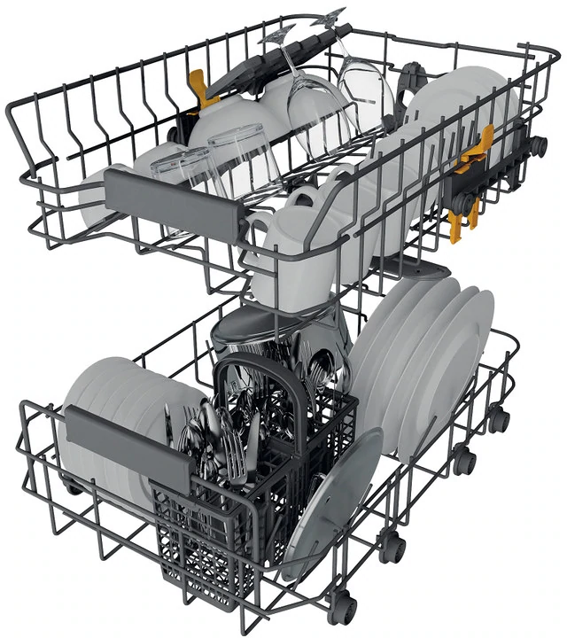 Whirlpool WH3UC10BS7A0X beépíthető keskeny mosogatógép kép 7