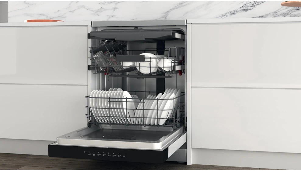 Whirlpool WH4FFA14BN6X szabadonálló mosogatógép kép 6