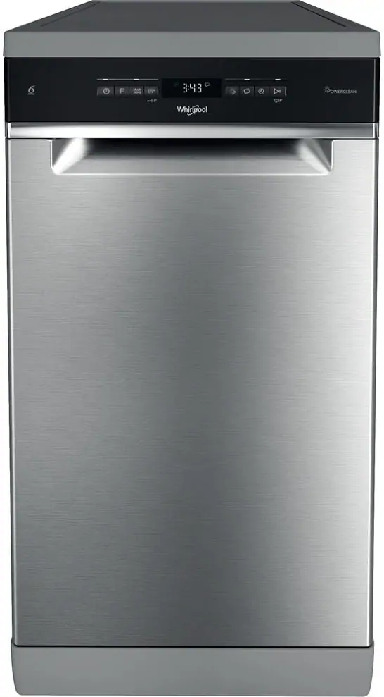 Whirlpool WH6FB10BS7A0X szabadonálló keskeny mosogatógép kép 2