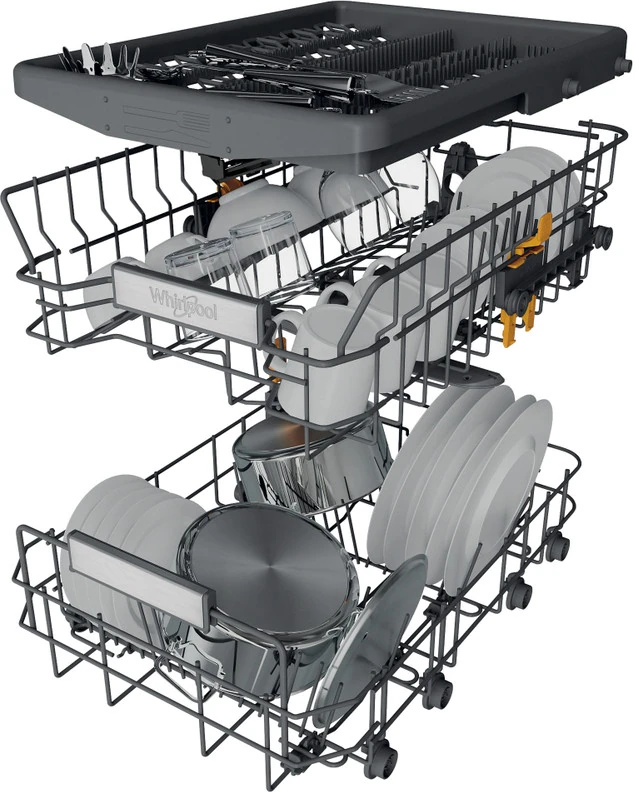 Whirlpool WH6IA10BS7L0 beépíthető keskeny mosogatógép kép 8