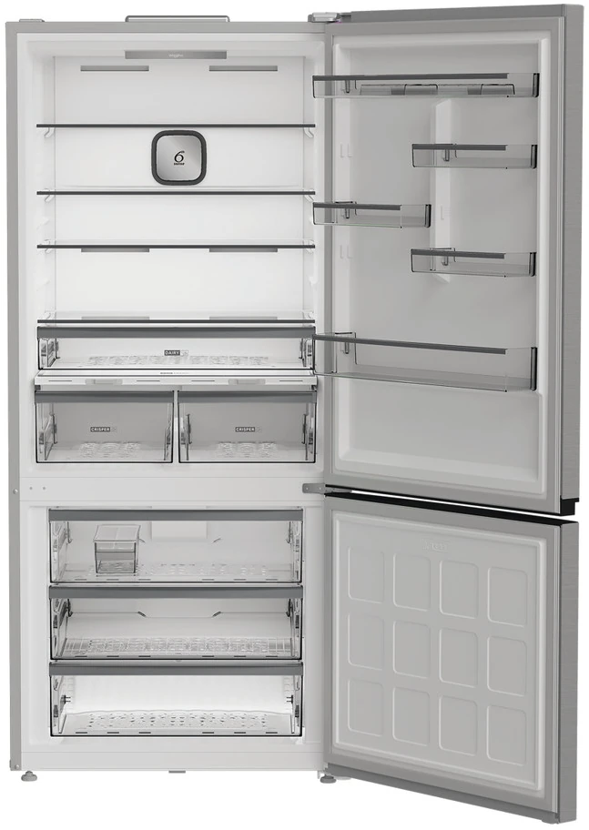 Whirlpool WHK2 6614 X6E alulfagyasztós hűtőszekrény kép 3