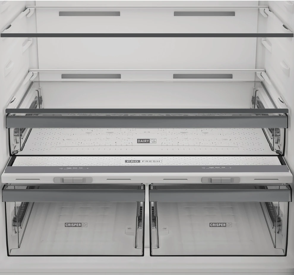 Whirlpool WHK2 6614 X6E alulfagyasztós hűtőszekrény kép 7