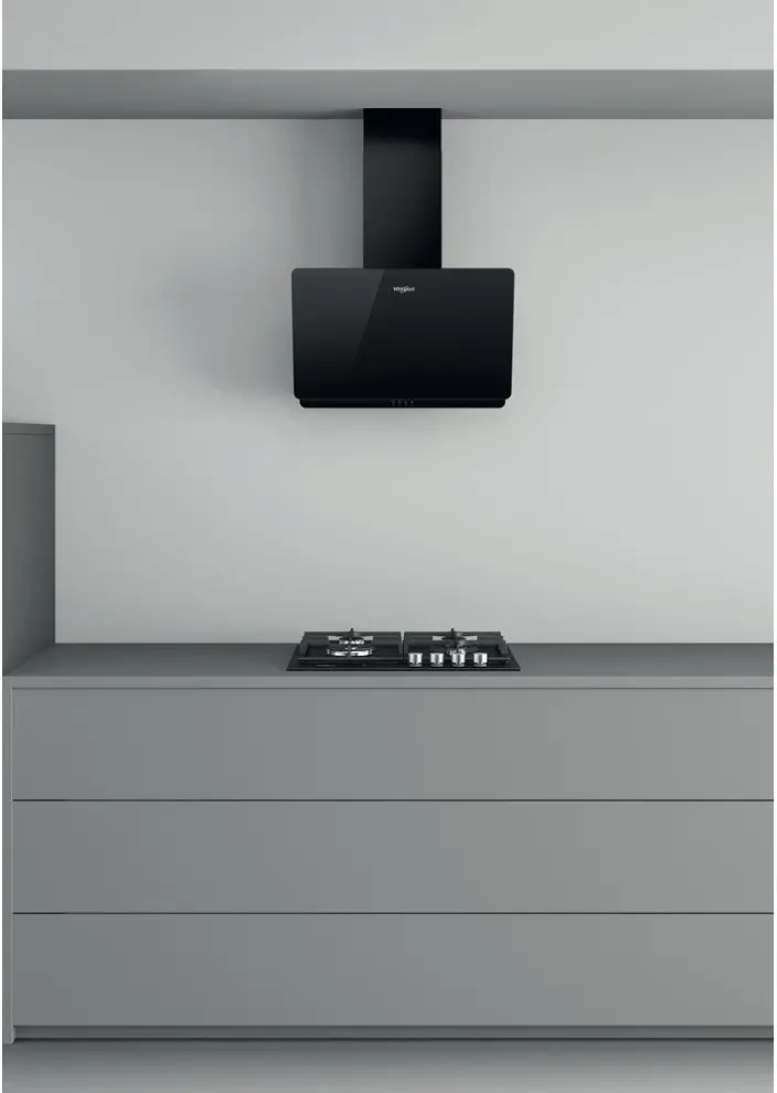 Whirlpool WHVP 65F LM K kürtős páraelszívó kép 2