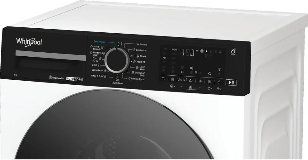 Whirlpool WPM 87W ADS EE elöltöltős mosógép kép 5