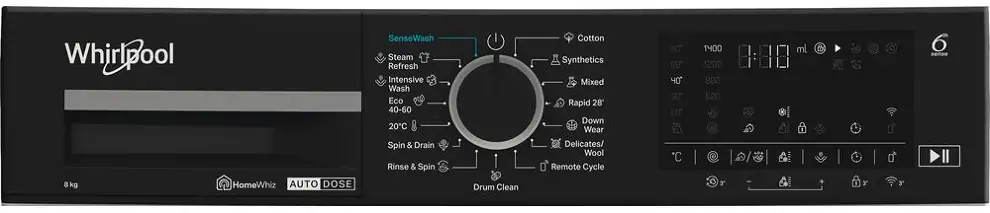 Whirlpool WPM 87W ADS EE elöltöltős mosógép kép 7