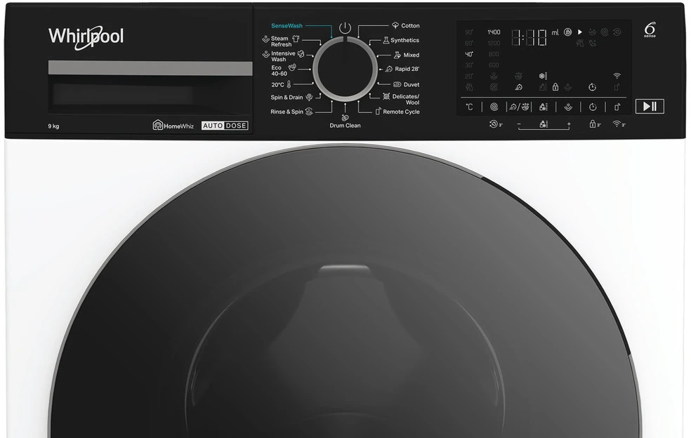 Whirlpool WPM 912W ADS EE elöltöltős mosógép kép 6