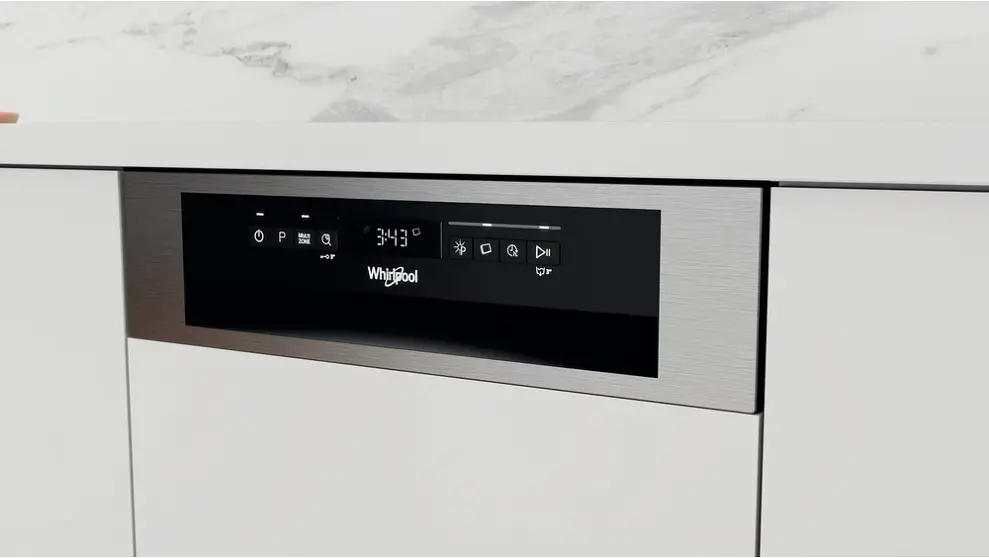 Whirlpool WSBO 3O34 PF X beépíthető keskeny mosogatógép kép 5