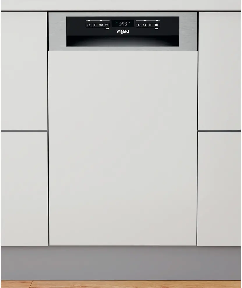 Whirlpool WSBO 3O34 PF X beépíthető keskeny mosogatógép Fő kép