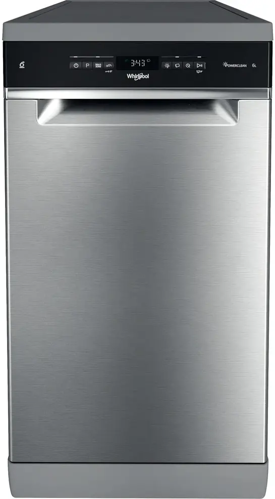 Whirlpool WSFO 3T125 6PC X szabadonálló keskeny mosogatógép kép 2