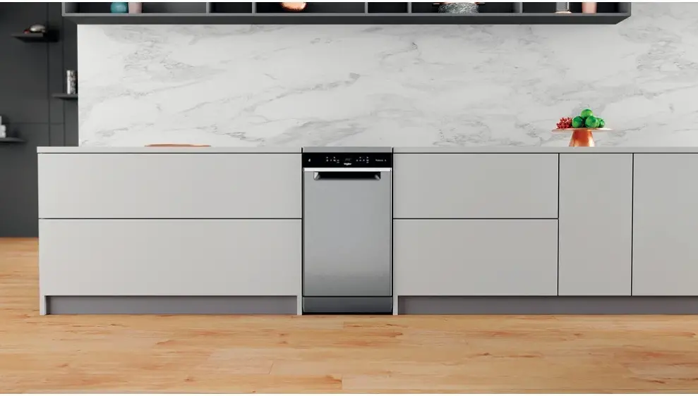 Whirlpool WSFO 3T125 6PC X szabadonálló keskeny mosogatógép kép 5