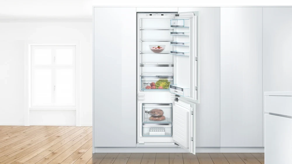 Bosch KIS87AFE0 beépíthető alulfagyasztós hűtőszekrény 5. kép