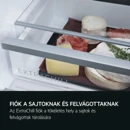 Aeg ORC6M371CB Kombi hűtő alulfagyasztós NF kép 3