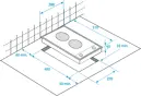 Beko HDCE-32201 X beépíthető dominó főzőlap kép 2