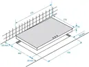 Beko HIC-85502 TX beépíthető kerámia főzőlap kép 2