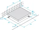 Beko HII-64500 FHTZG beépíthető indukciós főzőlap kép 2