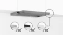 Bosch DFL064W54 Beépíthető páraelszívó kép 7