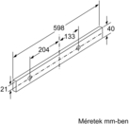 Bosch DFL064W54 Beépíthető páraelszívó kép 9