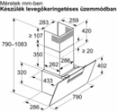 Bosch DWK87FN60  Falra szerelhető páraelszívó kép 12